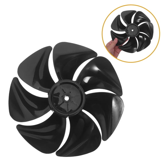 Milisten Universal Black Plastic Ceiling Fan Blade Replacement with Silent Quiet Operation for Indoor Use