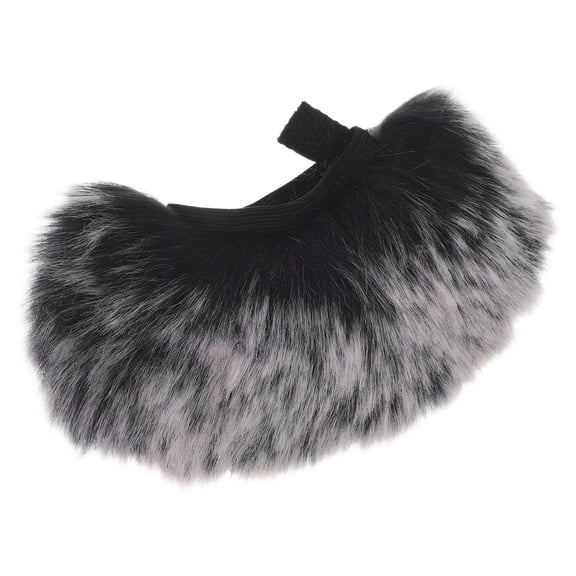 Milisten Grey Furry Microphone Windshield for Phone High Performance Noise Reduction Outdoors