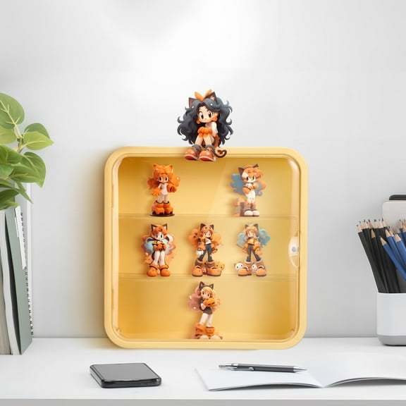Milisten  Wall Display Case Collection Cases for Collectibles Storage