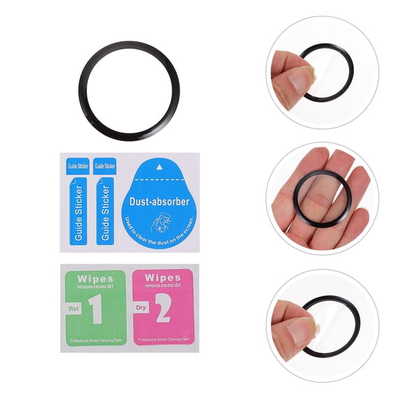 Milisten Watch Protector Watch Screen D Curved Watch Films 4.3X4.3CM