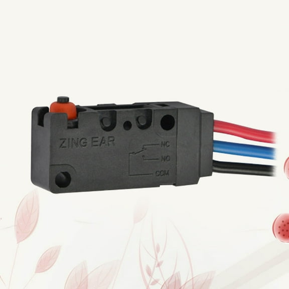 Milisten Waterproof Electric Push Button 1Pack Micro Switch Black Square for Electronic Equipments IP67 Rating