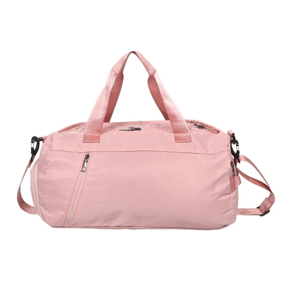 Milisten Pink Polyester Waterproof Duffle Bag Large Capacity for Sports