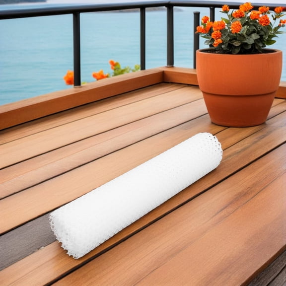 Milisten White Balcony Protective Cat Net Hdpe Stair Railing Safety Net Easy Install