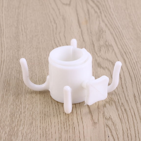 Milisten White Plastic Beach Hook for Hanging Towels, Bags, Hats - Portable, , Easy to Install and Use