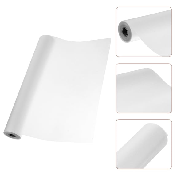 Milisten White PP Material Window Privacy Film for Decoration Blocks UV Rays and Heat 1 Roll