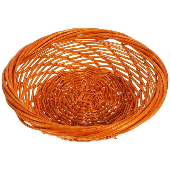 Milisten  Wicker Basket Storage Fruit Bread Baskets Hamper Home Decor