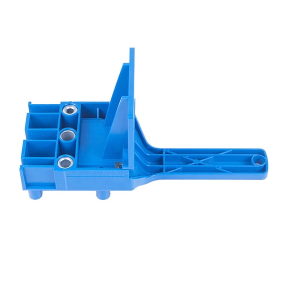 Milisten ABS Plastic Drill Bit Holder and Hole Positioner Woodworking Tool Set for Precise Drilling and Accurate Woodwork