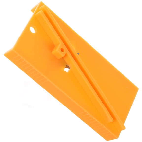 Milisten Yellow Car Vinyl Wrap Tool Plastic Felt Squeegee for Film Applying and Decal Installation