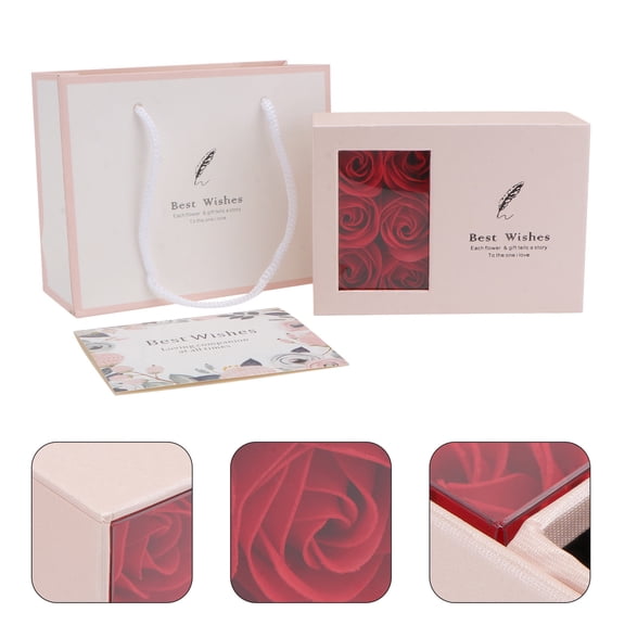 Milisten Preserved Flower Box for Mom Birthday - Elegant Jewelry Present, Floral Keepsake