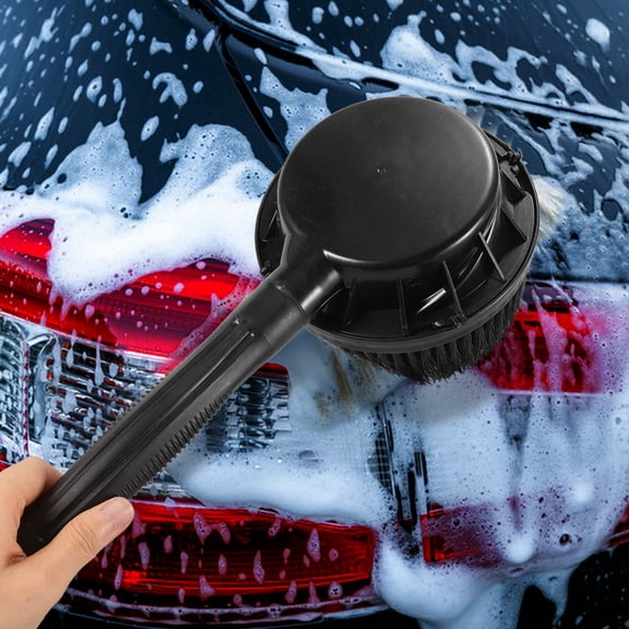 Milisten ABS Wheel and Tire Brush, Black, for High-Pressure Car Washing
