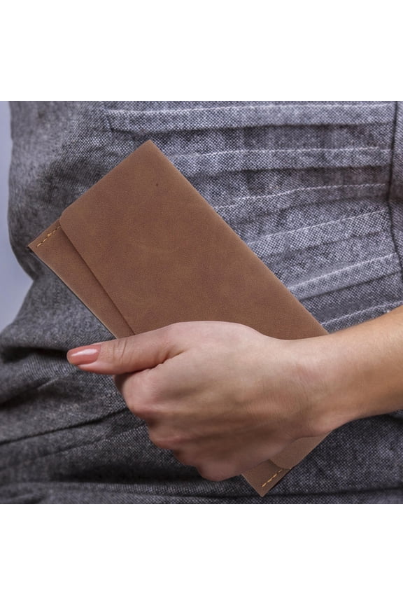 wallet Cash Envelope Wallet Light Brown 1Set Minimalist Dust Protection for Daily Use
