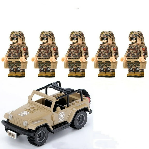 Military Action Assembling Blocks For US Special Forces Operation Red Sea