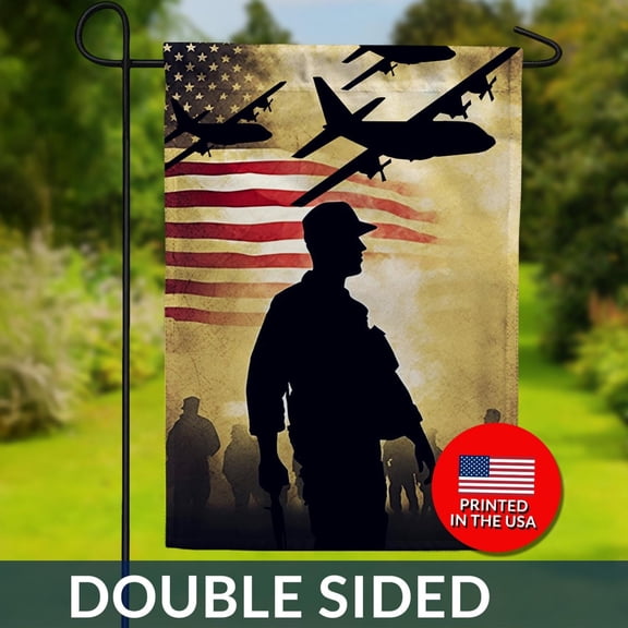 Military Aircraft Double Sided Flag Ground Air Tribute 1