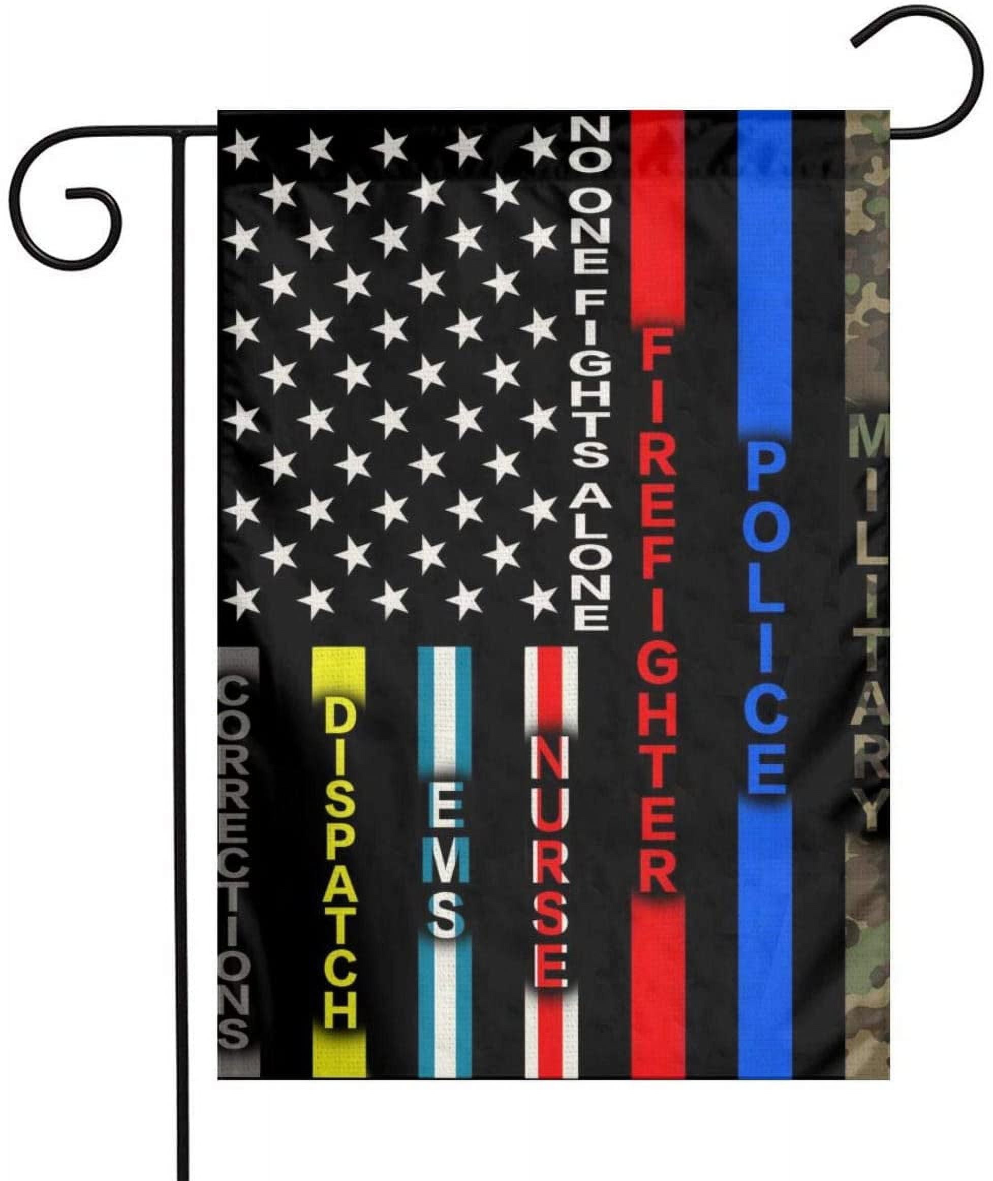 Military American Flag Army Police Cop Firefighter Fire Blue Green Red ...