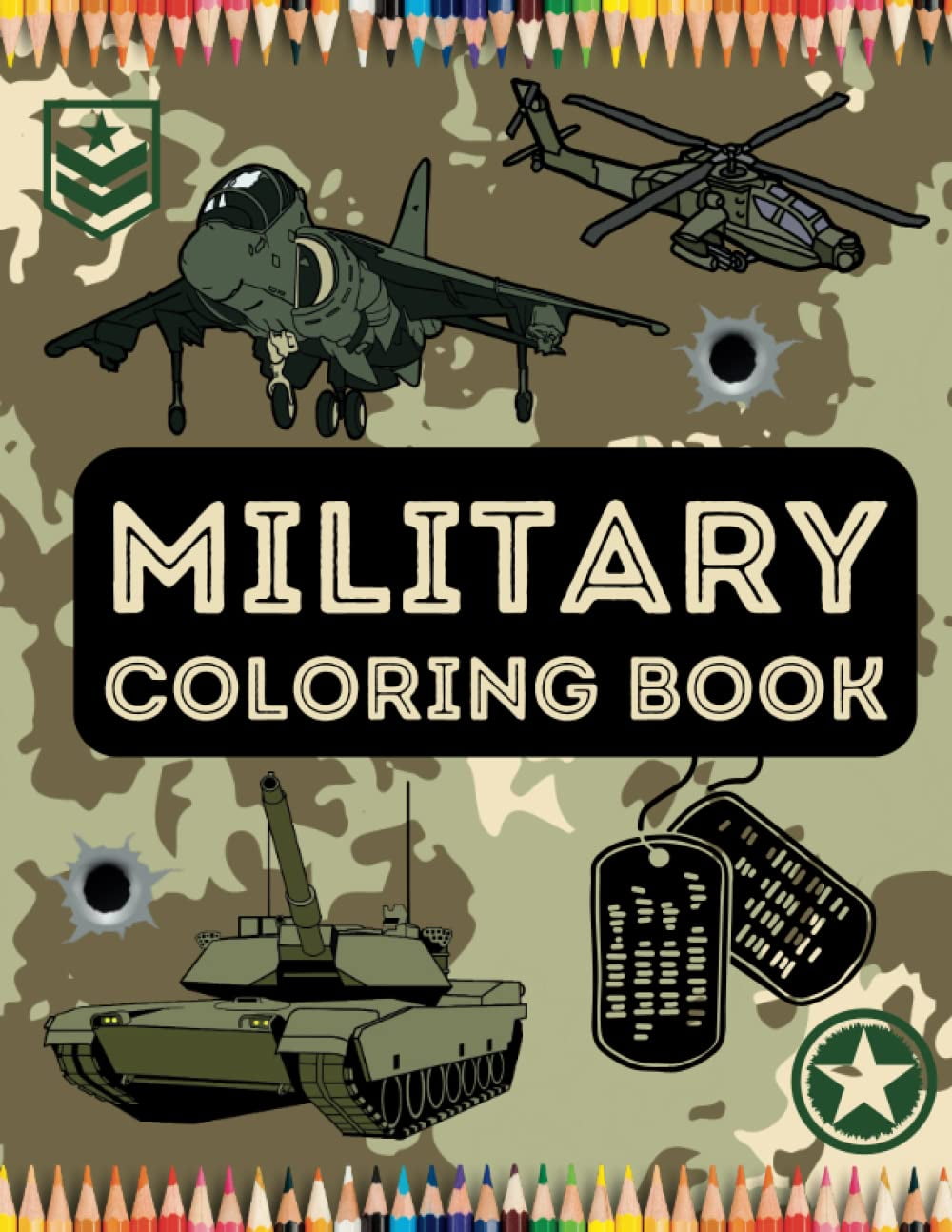 Military Army Soldier Coloring Book For Kids Military Coloring Pages
