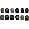 thumbnail image 1 of Military Baseball Caps - 12 Pcs Random  Mixed Pack - Assorted Services-Styles Uni-Sex Style -- FREE USA Shipping--  (7506-12), 1 of 1