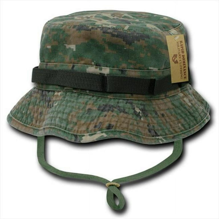 Military Boonie Hats, Woodland Digital, Medium