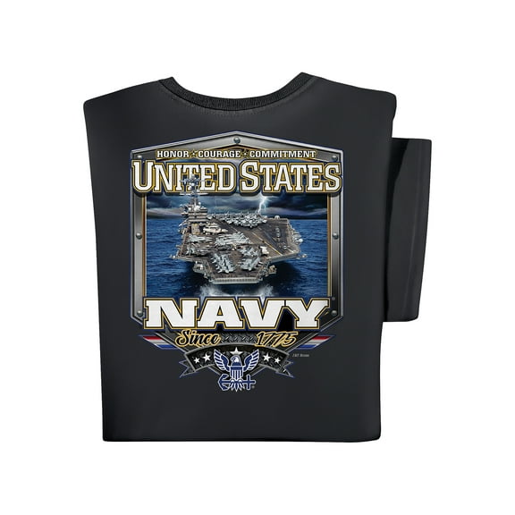 Military Branch Shield Short Sleeve Graphic T-Shirt