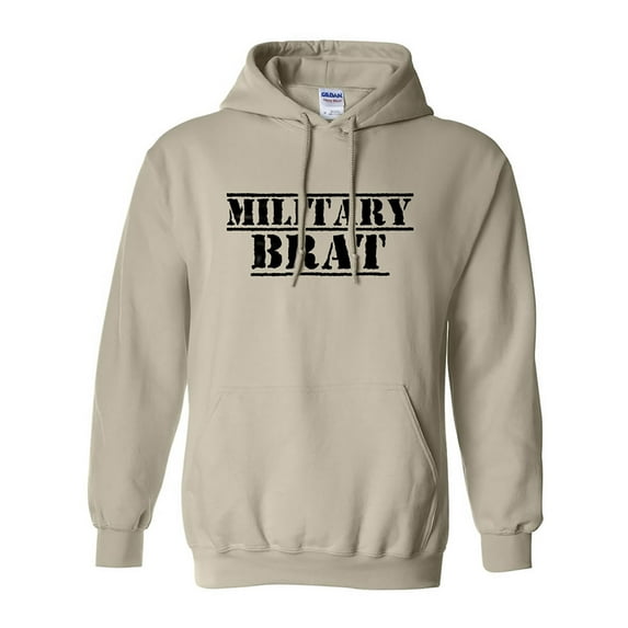 Military Brat Adult Hooded Sweatshirt