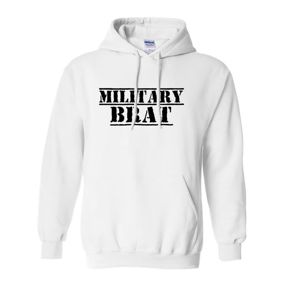 Military Brat Adult Hooded Sweatshirt