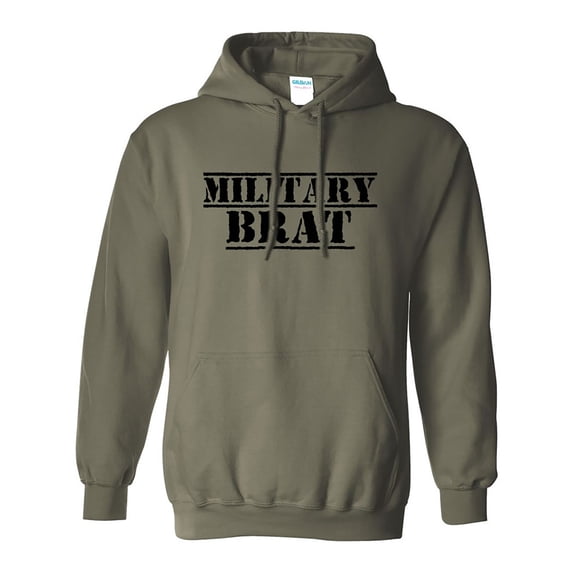 Military Brat Adult Hooded Sweatshirt