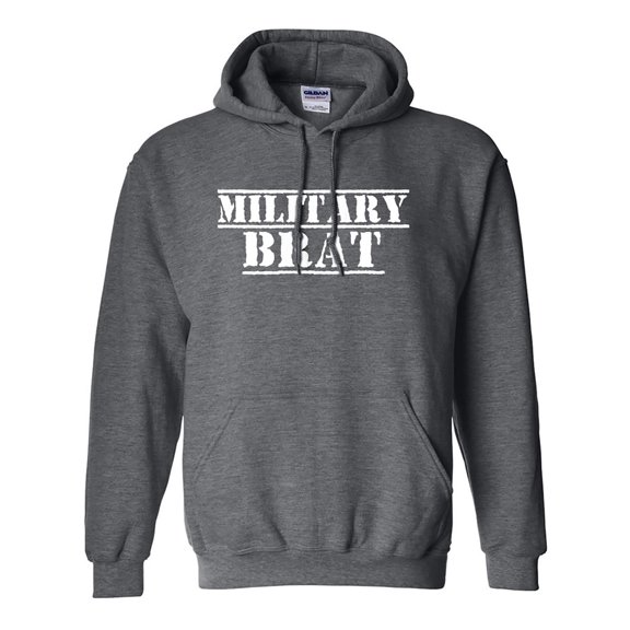Military Brat Adult Hooded Sweatshirt