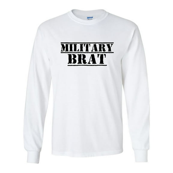 Military Brat Adult Long Sleeve T-Shirt