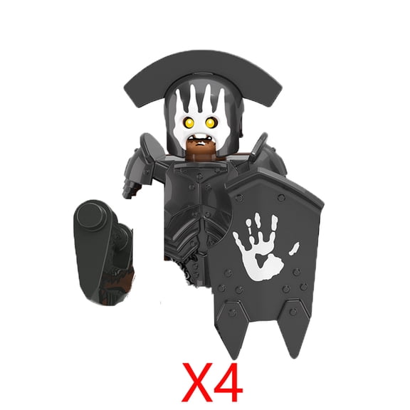 Military Building Blocks Solider Figures Movie Science Fiction Series Weapons Shield Knight Toys Gifts Medieval Mini Bricks MOC