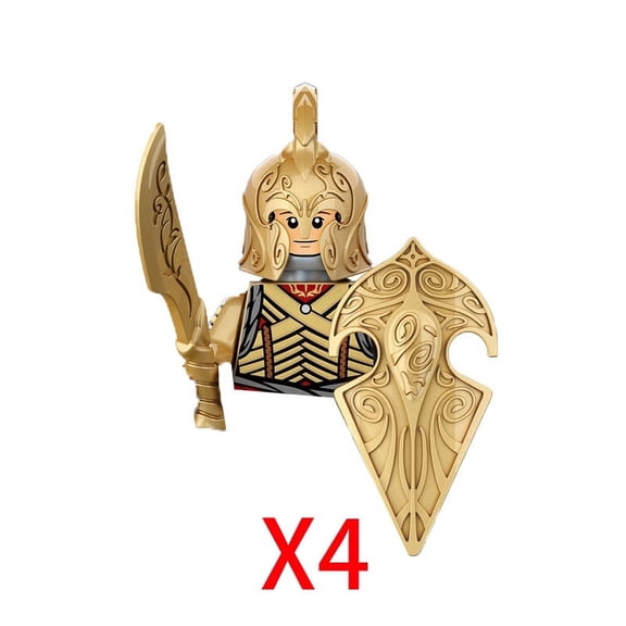 Military Building Blocks Solider Figures Movie Science Fiction Series Weapons Shield Knight Toys Gifts Medieval Mini Bricks