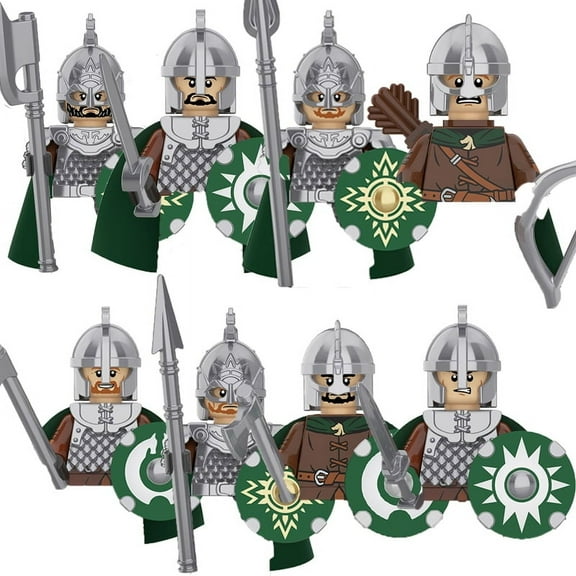 Military Building Blocks Solider Figures Movie Science Fiction Series Weapons Shield Knight Toys Gifts Medieval Mini Bricks