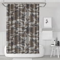 thumbnail image 1 of Military Camo Shower Curtain 72x72 Inch - Tactical Army Woodland Camouflage Waterproof Bathroom Curtain with 12 Hooks, Fade-Resistant Polyester Quick-Dry Machine Washable for Home Hotel Outdoor, 1 of 5