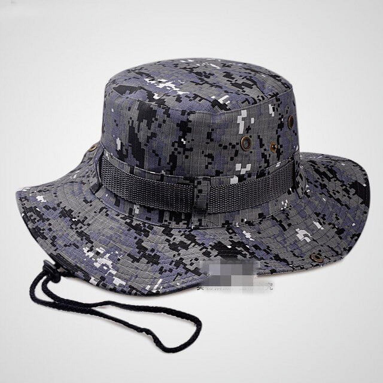 Military Camouflage Bucket Hats Jungle Camo Fisherman Hat with