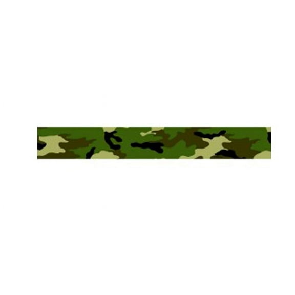Military Camouflage Crepe Paper Streamer (30ft)