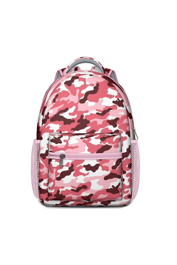 Military Camouflage Lightweight Backpack with Desert and Jungle Tactical Print, Perfect Travel and Everyday School Bag for Elementary Students