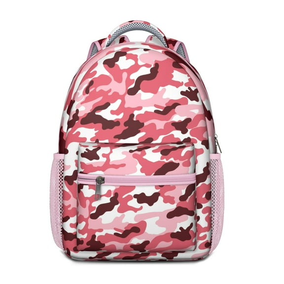 Military Camouflage Lightweight Backpack with Desert and Jungle Tactical Print, Perfect Travel and Everyday School Bag for Elementary Students