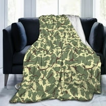 Military Camouflage Throw Blankets, Gifts for Adult Blanket, Lightweight Cozy Warm Flannel Blankets Throw for Home Decor Bed Couch 50"x40"