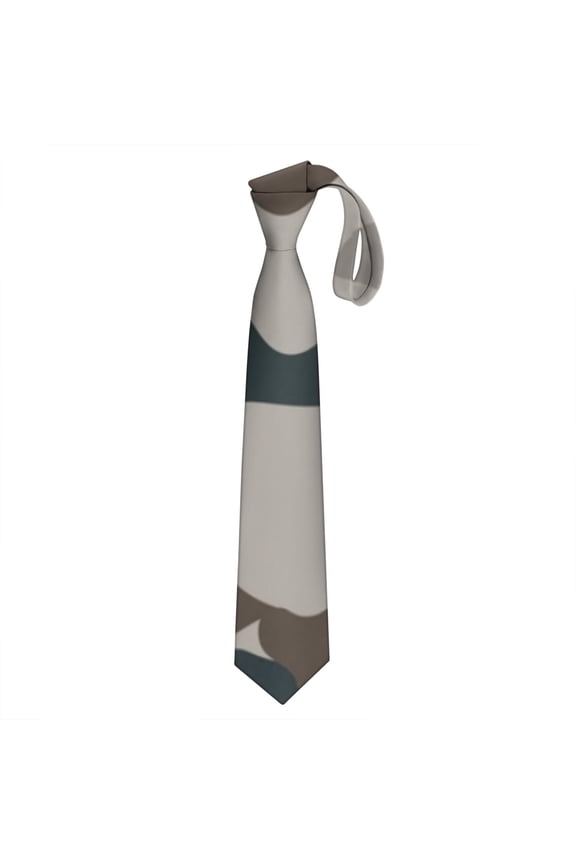 Military Camouflage Tie for Men - Woodland & Desert Camo Tactical Necktie | Wrinkle-Resistant Satin Formal Tie for Weddings, Prom & Business | 58.3" Universal Fit | Durable Dry Clean Only
