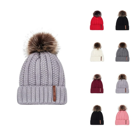Military Cap Beret And Golf Hat, Red Beret, Leather Beret, Perfect for Military Beret Warm Windproof Hat Stripe Women's Knit Thicken Wool Solid Fashion Cap Baseball Caps