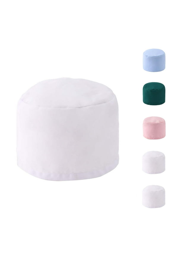 Military Cap Beret And Golf Hat, Red Beret, Straw Fedora, for Military Beret Men's And Women's Elastic Doctor's Hat Round Hat Doctor's Hat Sanitary Hat Work Hat