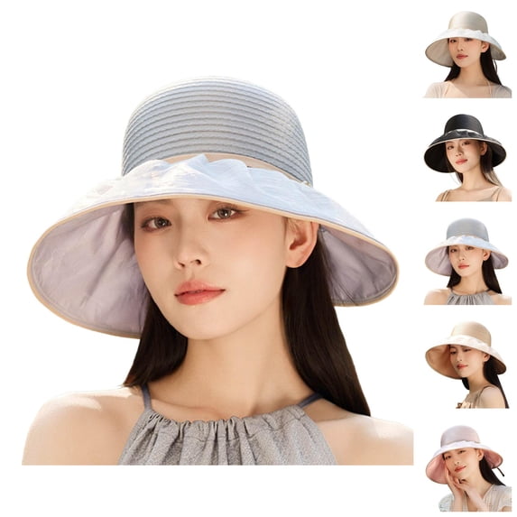 Military Cap Beret And Trilby Hat, Red Beret, Straw Fedora, for Fisherman Hat Women's Hat Bridal Wedding Tea Party Wide Brimmed Summer Sun Hat Ladies Outdoor Elegant Temperament Sun Hat