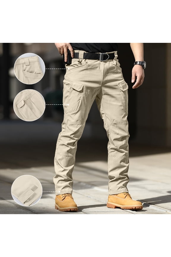Cargo Pants for Men Hiking Relaxed Fit Work Waterproof Stretch Ripstop Tactical Lightweight Outdoor Travel Pant