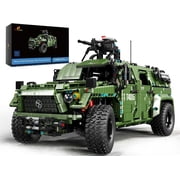 Military Cars Building Sets 61508, Army Off-Road Vehicle Warrior Combat Model Truck, Collectible Model Car Kits to Build