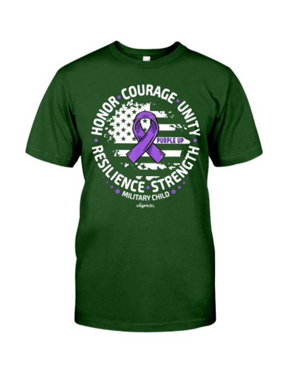 Military Child - Honor Courage Unity Classic T-Shirt