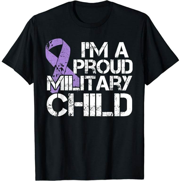 Military Child Month Boys T-Shirt Purple Up Brat Kids Tshirt Military Child Month Boys T-Shirt Purple Up Brat Kids Tshirt