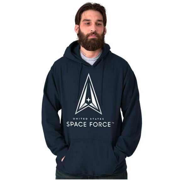 Military Classic US Space Force Logo Hoodie Sweatshirt Women Men Brisco Brands S