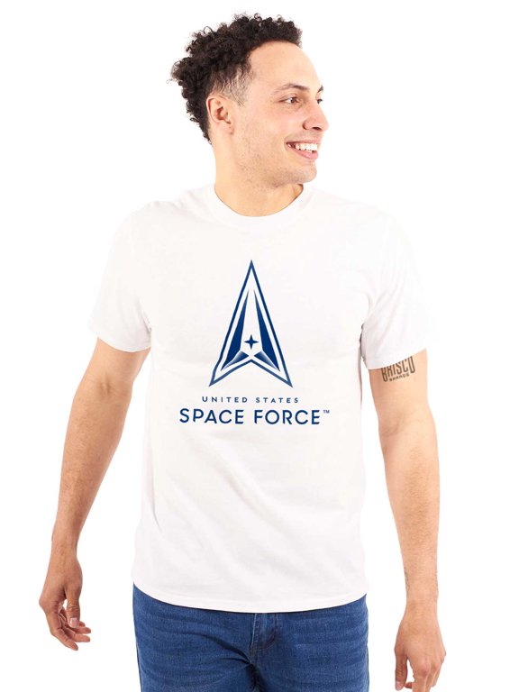 Military Classic US Space Force Logo Men's Graphic T Shirt Tees Brisco Brands M