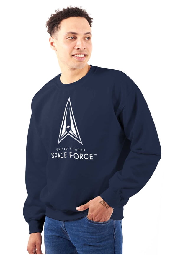 Military Classic US Space Force Logo Sweatshirt for Men or Women Brisco Brands M