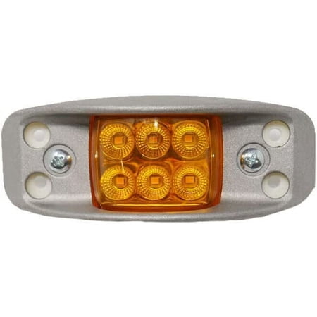 Military Clearance Alloy Side Marker- 24v Led Light- Amber