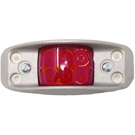 Military Clearance Alloy Side Marker- 24v Led Light- Red