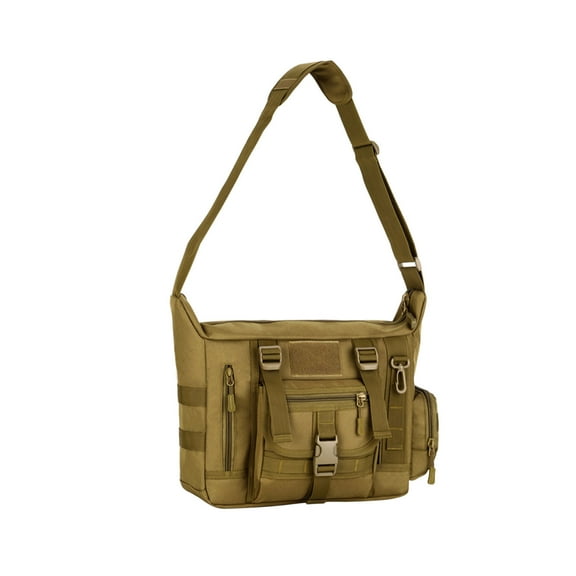 Military Crossbody Bag under $5! Xqxayjr Military Tactical Crossbody Bag, Multi-Pocket Molle Shoulder Bag, Waterproof Nylon Messenger Bag for Travel Hiking, Men's Outdoor EDC Pack